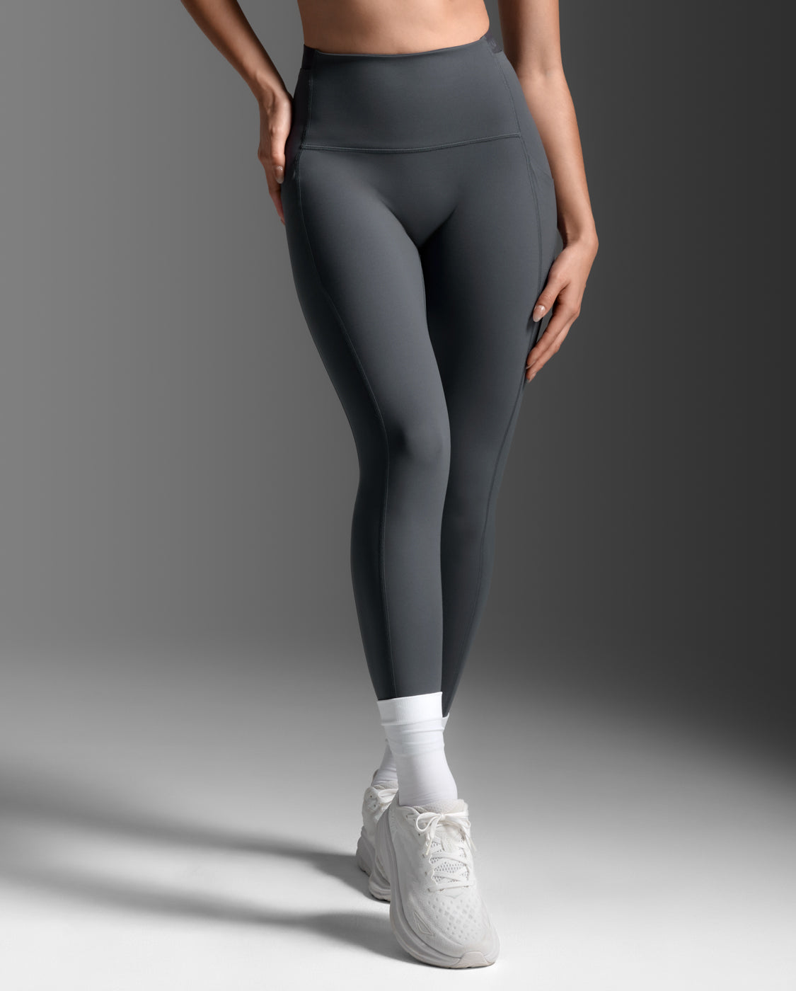 Form Stash Hi-Rise Compression Tights, India Ink/India Ink1
