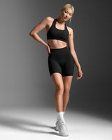 Form Stash Hi-Rise Compression 6 Inch Shorts, BlackBlack1