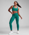 FORM HI-RISE COMPRESSION TIGHTS - FOREST GREEN/FOREST GREEN
