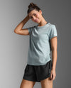 Aero Tee - Smoke Blue/White Reflective