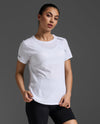 Aero Tee - WHITE/SILVER REFLECTIVE