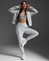 Commute Trackpants - HARBOR MIST/WHITE