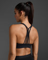 Form Strappy Low Impact Bra - BLACK/WHITE