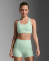 Form Strappy Low Impact Bra - Digital Mint/Digital Mint