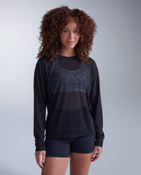 ReLight Long Sleeve, Black/White