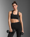 Form Racerback Medium Impact Bra - Black/Black