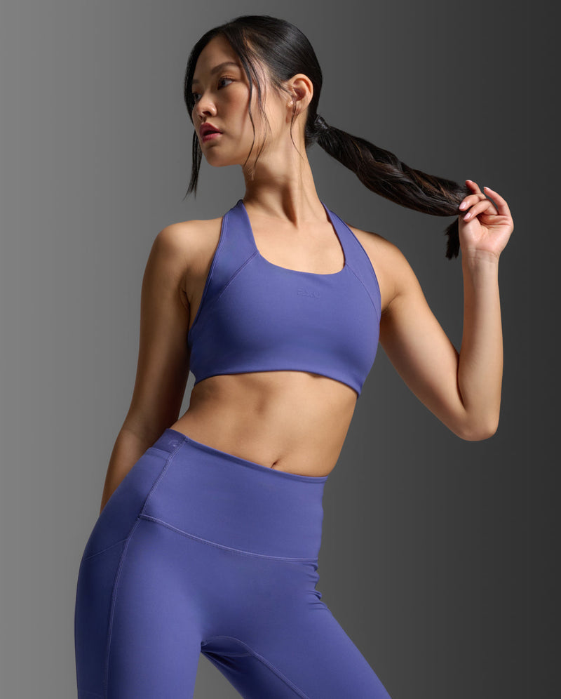 Form Racerback Medium Impact Bra, Future Dusk/Future Dusk