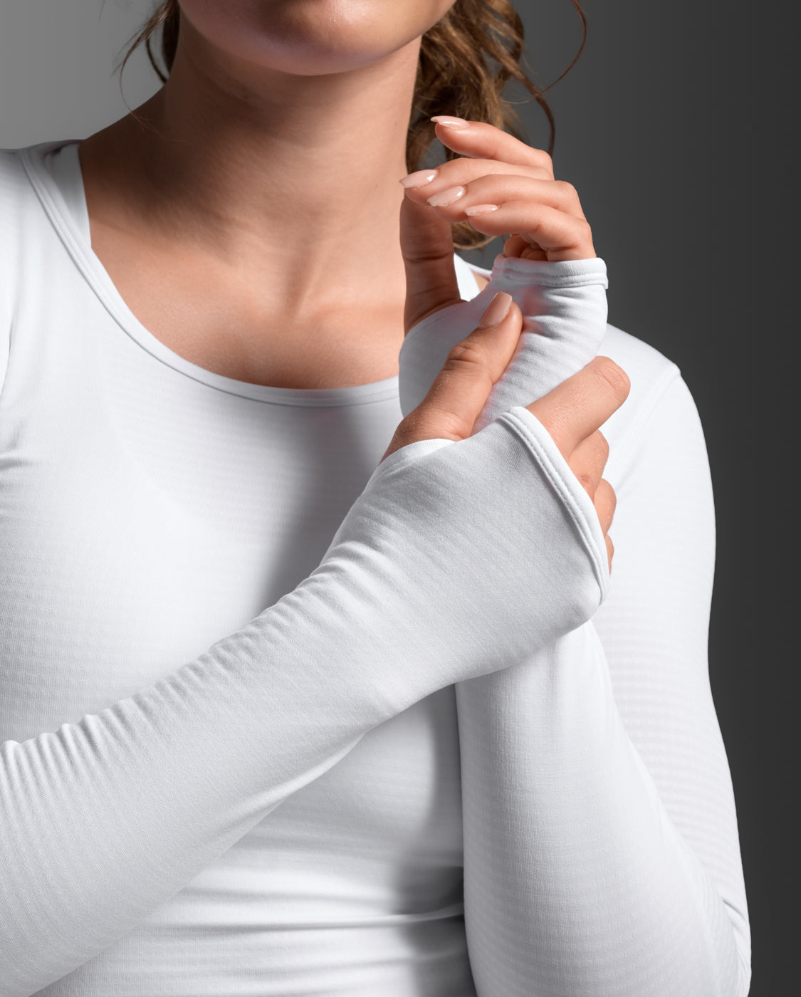 Ignition Grid Base Layer, White/Silver Reflective