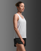 Aero Mesh Singlet, White/Silver Reflective