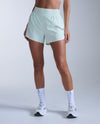 Aero Hi-Rise 4 Inch Shorts - MINT DUST/MINT REFLECTIVE