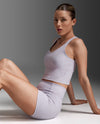 Fluid Longline Bra - VIRTUAL VIOLET/VIRTUAL VIOLET