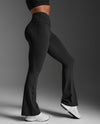 Fluid Hi-Rise Flare Pants - BLACK/BLACK