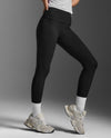 Fluid Hi-Rise 7/8 Tights - BLACK/BLACK