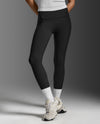 Fluid Hi-Rise 7/8 Tights - BLACK/BLACK