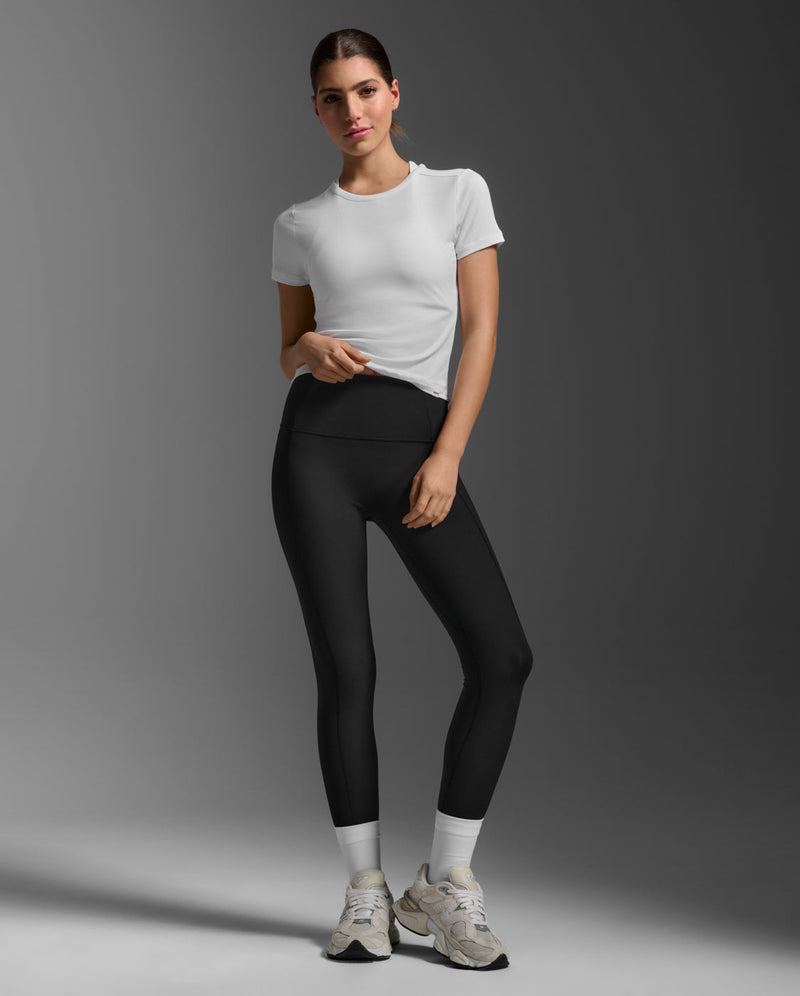 Fluid Hi-Rise 7/8 Tights, Black/Black