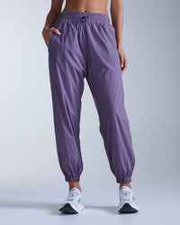 Aero Oversized Jogger, Dusted Grape/Silver Reflective
