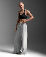 Wonderluxe Sand Washed Wide Leg Pants, Harbor Mist/White