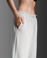 Wonderluxe Sand Washed Wide Leg Pants, Harbor Mist/White