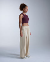 Wonderluxe Sand Washed Wide Leg Pants, Mojave Desert/White