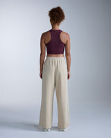 Wonderluxe Sand Washed Wide Leg Pants, Mojave Desert/White