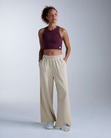 Wonderluxe Sand Washed Wide Leg Pants, Mojave Desert/White