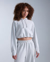 Wonderluxe Sand Washed Hoodie - HARBOR MIST/WHITE