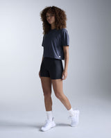 Form Soft Jersey Relaxed Tee, India Ink/White