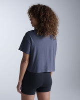 Form Soft Jersey Relaxed Tee, India Ink/White
