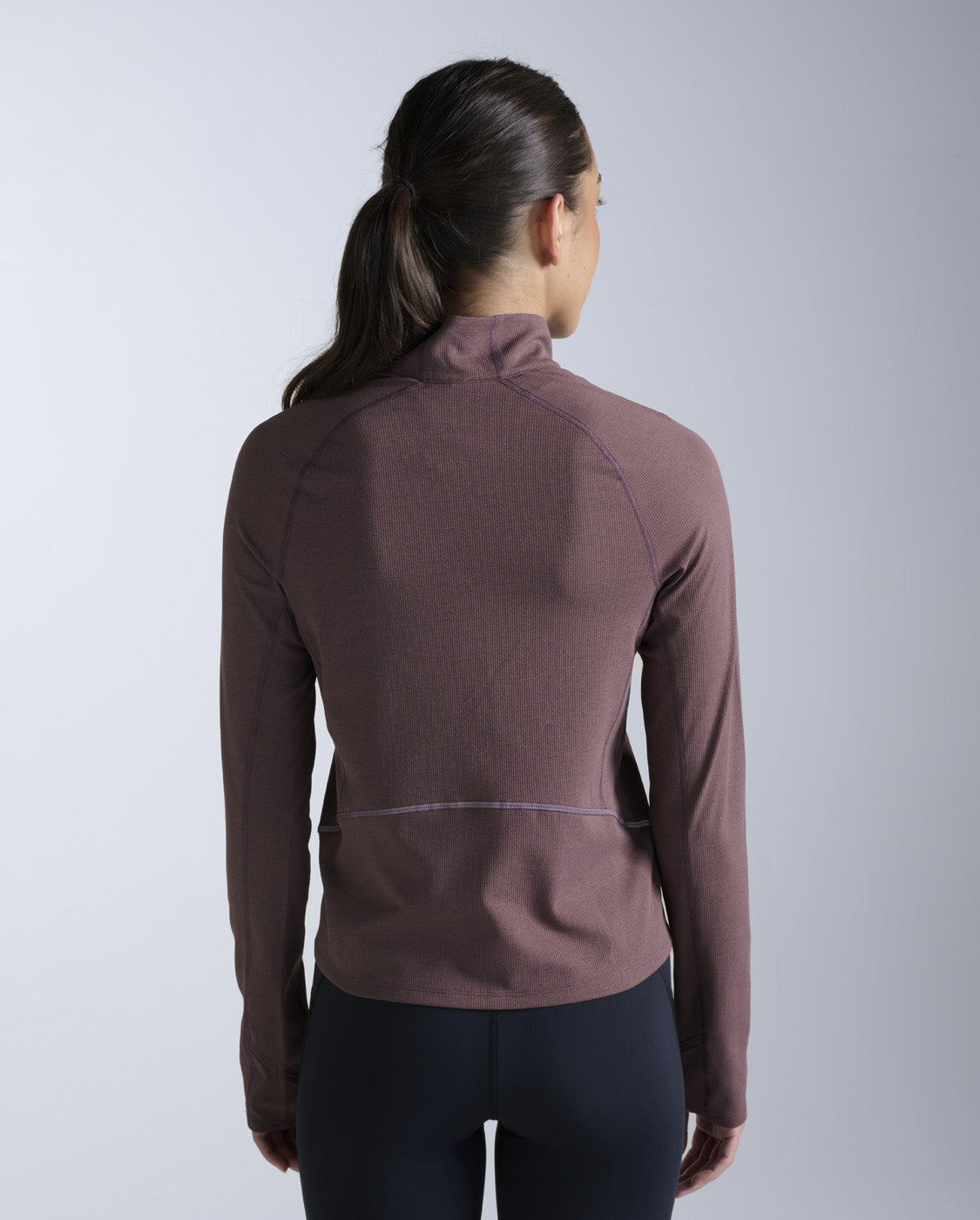 Aero Trail 1/2 Zip, Currant/Silver Reflective