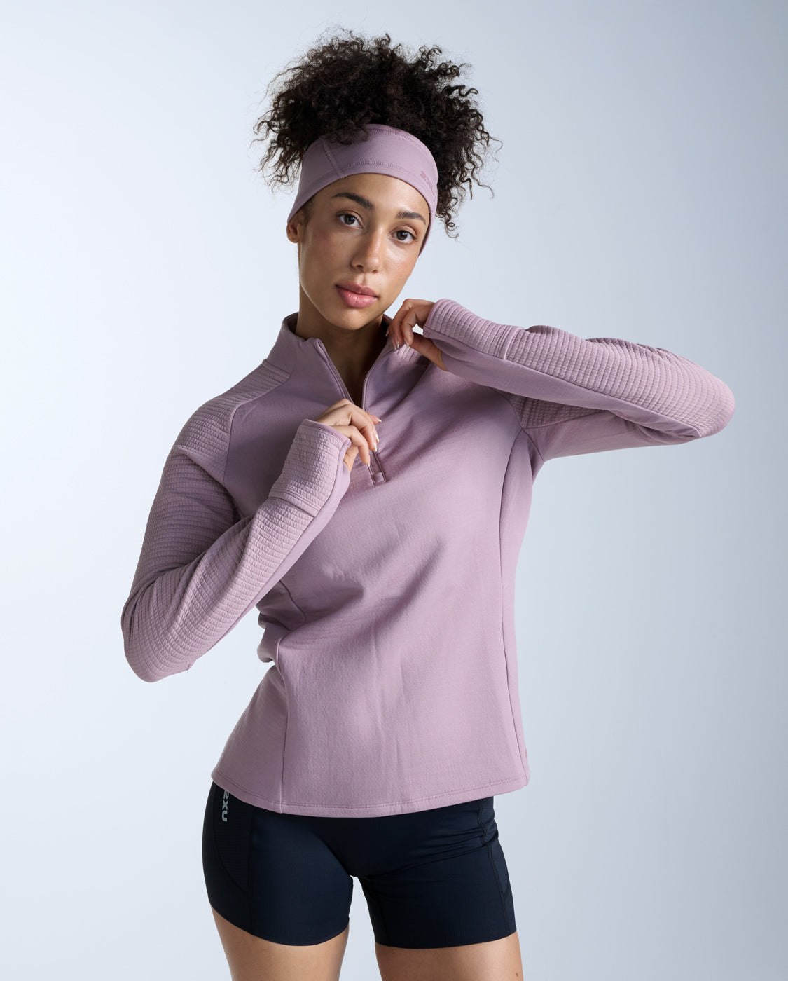 Ignition Haptic 1/4 Zip, Musk/Musk Reflective
