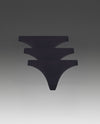Invisible G-String 3 Pack - BLACK/BLACK
