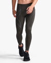 LIGHT SPEED COMPRESSION TIGHTS - FLINT/BLACK REFLECTIVE