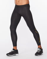 Force Compression Tights, Black/Gold