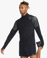 Light Speed 1/2 Zip, Black/Silver Reflective