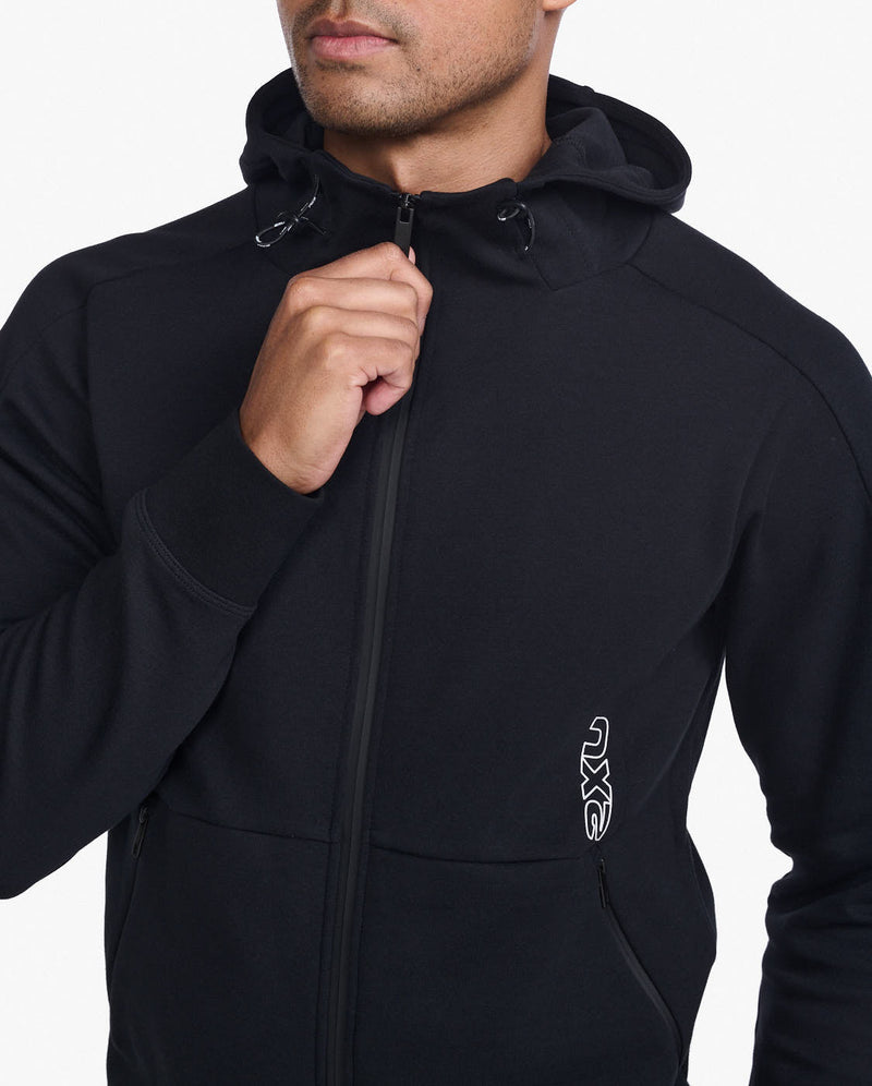 Commute Full Zip Hoodie
 
 , Black/white