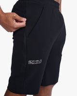 Commute 9 Inch Shorts, Black/White