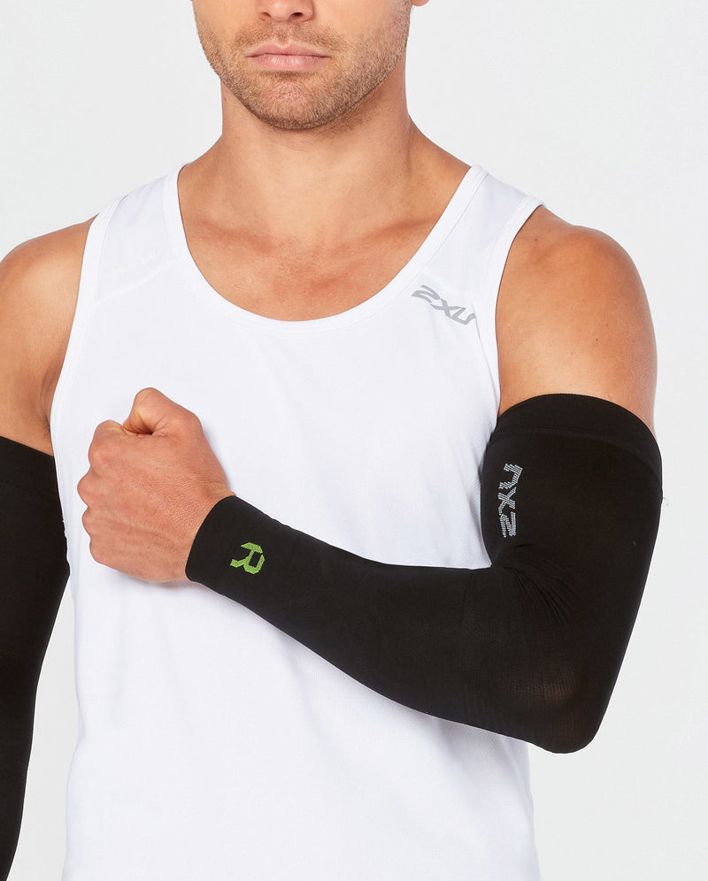 Recovery Flex Arm Sleeves, Black/Nero