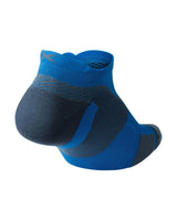 Vectr Light Cushion No Show Compression Socks, Vibrant Blue/Grey