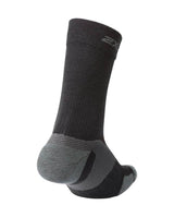 Vectr Merino Light Cushion Crew Compression Socks, Black/Titanium