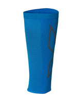 X Compression Calf Sleeves, Vibrant Blue/Grey