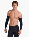Aero Cycle Arm Warmers - BLACK/WHITE