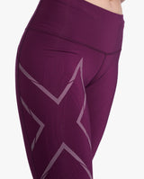 Light Speed Mid-rise Compression 3/4 Tights
 
 , Beet/beet Reflective
